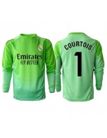 Real Madrid Thibaut Courtois #1 Keeper Bortedrakt 2025-26 Lange ermer